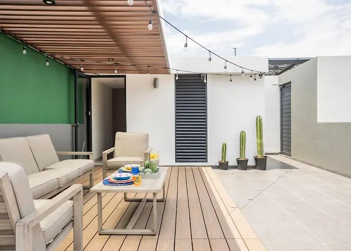New Ph For 6, Bbq And Amazing Private Roof Terrace Apartamento México DF