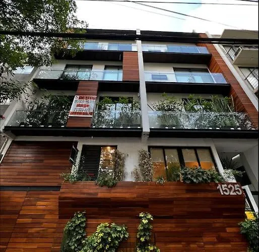 Apartamento New Ph For 6, Bbq And Amazing Private Roof Terrace México DF