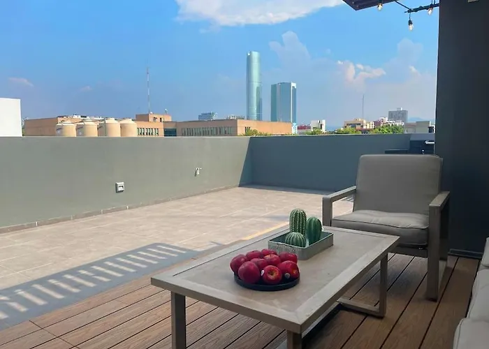 Apartamento New Ph For 6, Bbq And Amazing Private Roof Terrace México DF