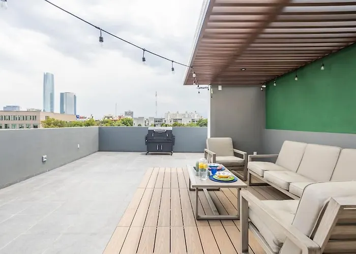 New Ph For 6, Bbq And Amazing Private Roof Terrace Apartamento México DF
